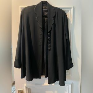 A’Gi Brooks Black coat/blazer with shoulder pads